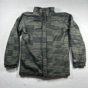 Columbia Bugaboo 3 in 1 Jacket Kids Large‎ Camo Print Interchange Winter Coat